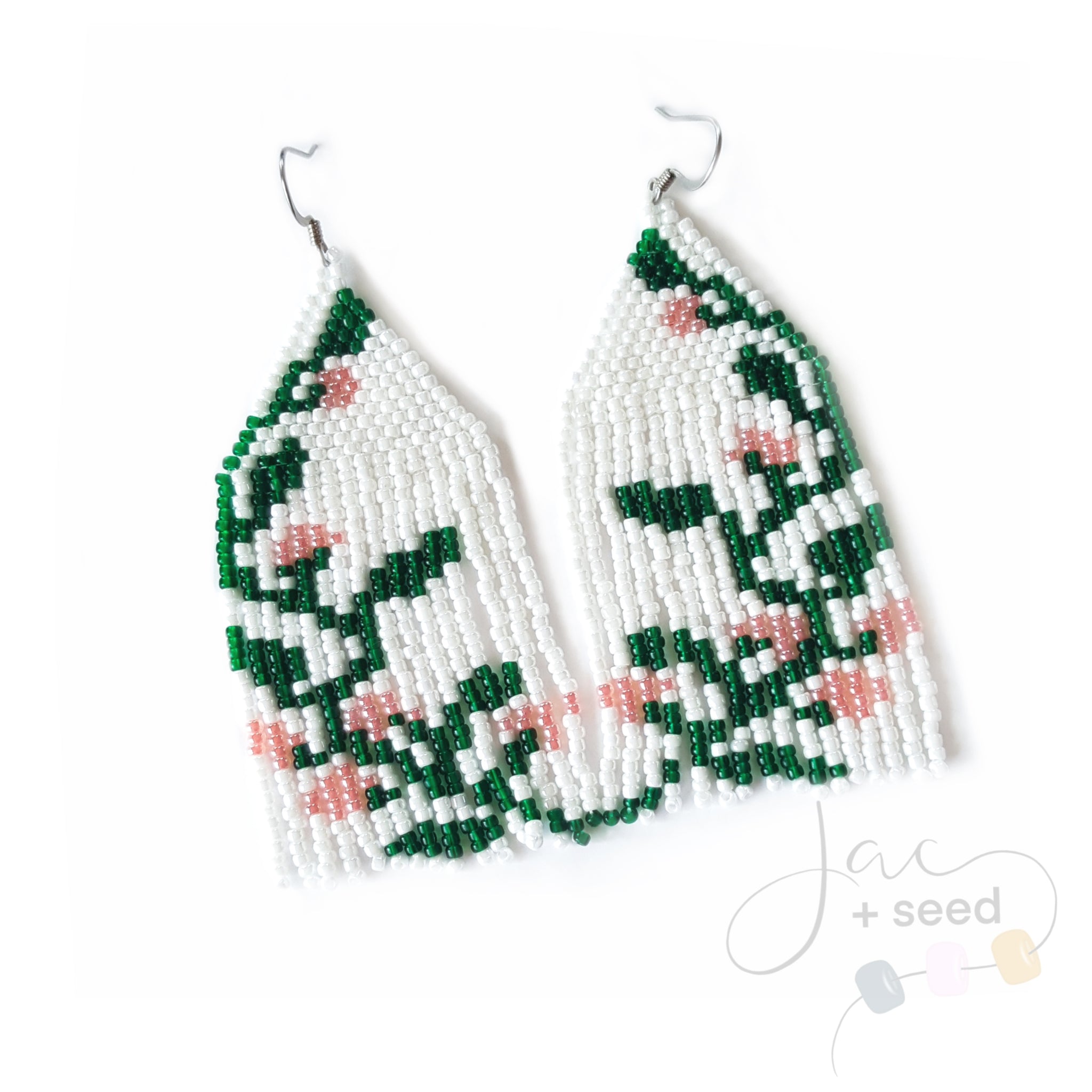 Standard Fringe Earrings - Plant Series